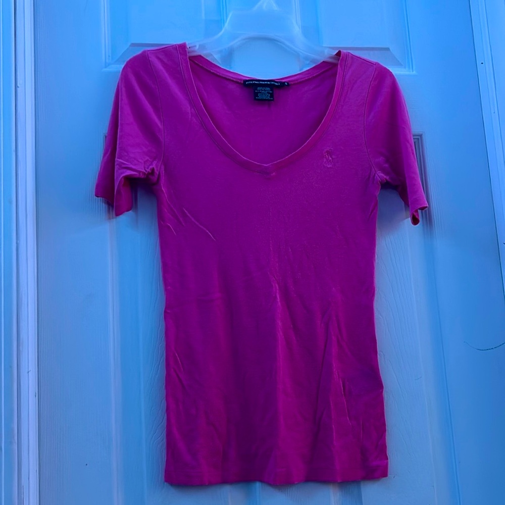 Pink Ralph Lauren sport shirt
